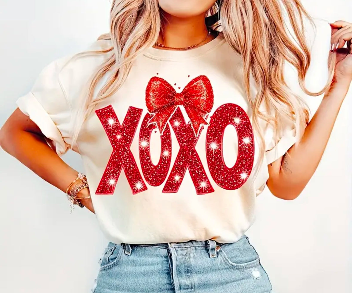 XOXO WITH BOW