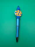 Cute blue and yellow pen